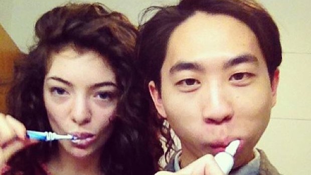 NZ singer Lorde, with boyfriend James.