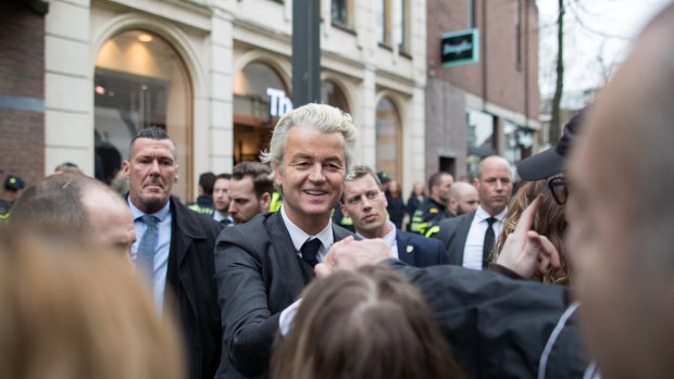 Geert Wilders, leader of the Dutch Freedom Party (PVV).