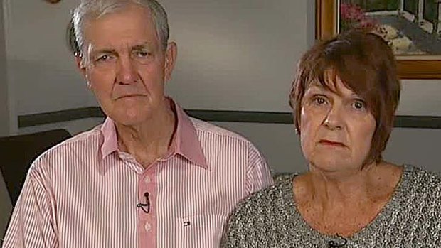 Told not to worry ... John and Janelle Taylor on <i>7.30</i> last night plead for their daughter’s human rights to be respected.