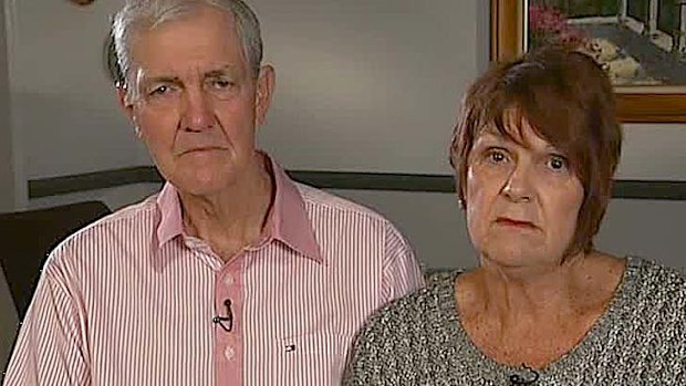 Told not to worry ... John and Janelle Taylor on <i>7.30</i> last night plead for their daughter’s human rights to be respected.