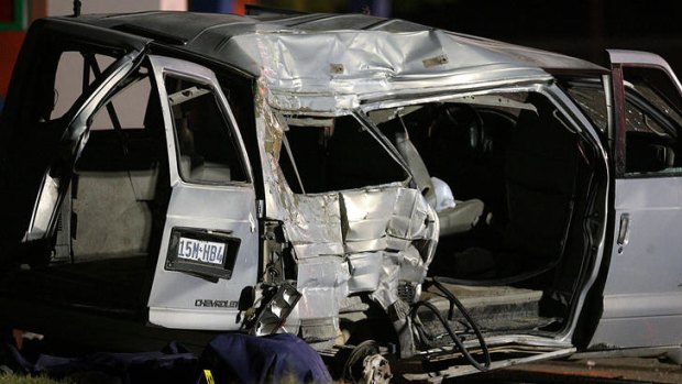 Nine people died when a van crashed in Texas.