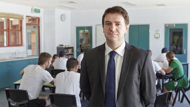 A matter of principal … Parkville College's Brendan Murray.