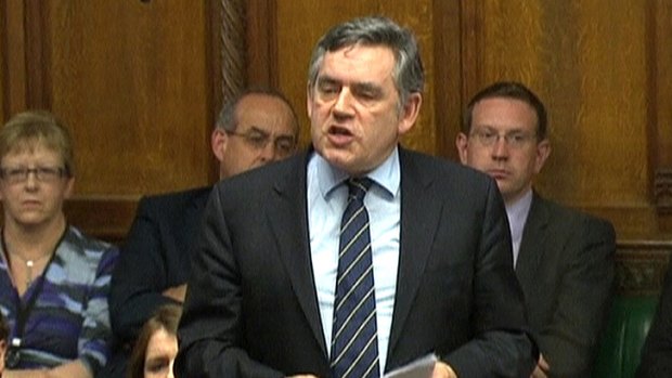 Revenge ... Former PM Gordon Brown returned to the House of Commons to fire back at the Murdoch press.