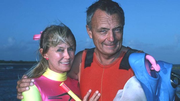 "Oz Jacques Cousteau" ... Ron Taylor and his wife Valerie in a file picture.