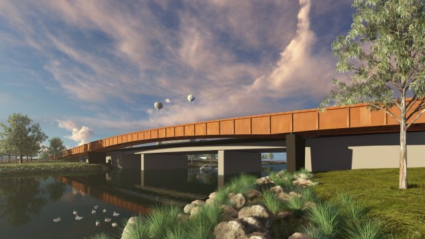 Artist's impression of $40 million upgrade to Shepherd Bridge.