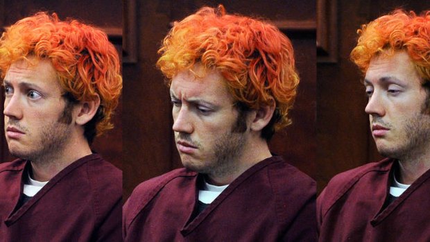 James Holmes ... the alleged shooter looked dazed and confused in court.