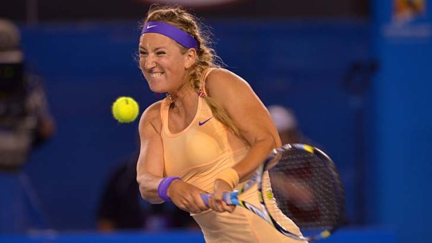 Poor reception ... Victoria Azarenka overcame Li Na and a hostile crowd at Melbourne Park to successfully defend her Australian Open crown and stay top of the WTA world rankings.