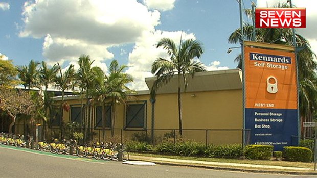 The West End storage facility where drugs, guns and millions of dollars were found.