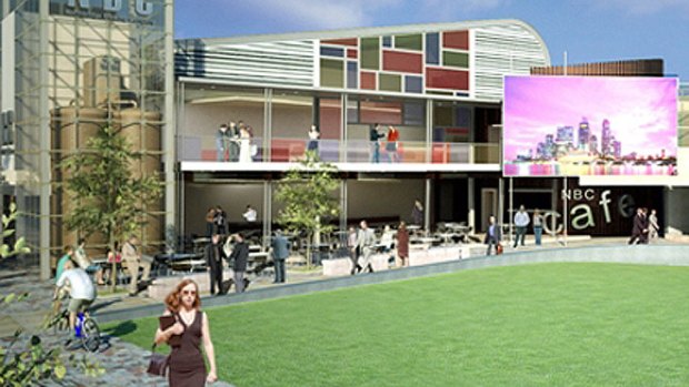 Artist impression of the Northbridge Brewing Company in the Piazza.