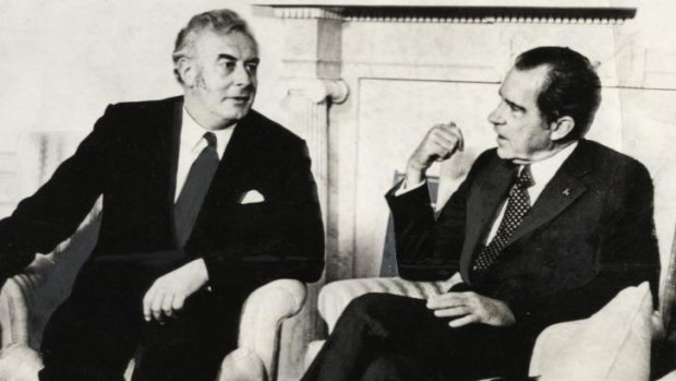 Challenging ally's policy: Australian prime minister Gough Whitlam meets president Richard Nixon in the White House in 1973.