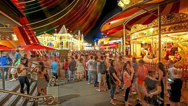 Fairground attraction: Luna Park's Harbour Party will be a mix of roller-coaster and dance-floor action.