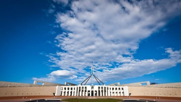 Parliament House: a  low-risk bacteria was found in hot water systems.