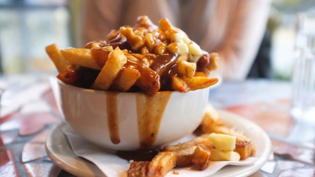 Canadian classic: The gorgeous mess of chips and gravy that is poutine.