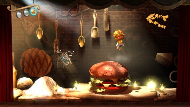Puppeteer: it's not every day you control a character with a hamburger head.