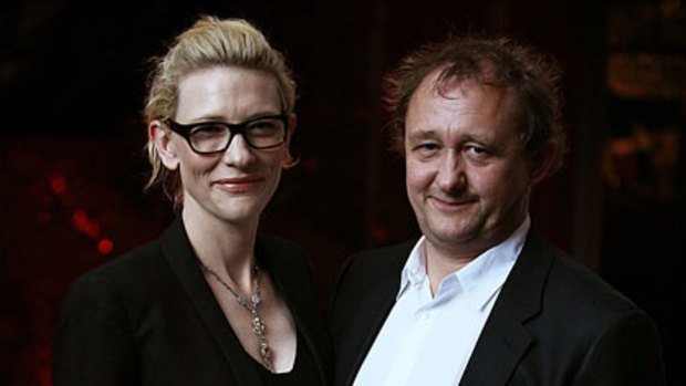 Art lovers ... Cate Blanchett and Andrew Upton.