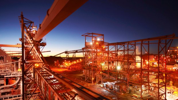 BHP Billiton's Olympic Dam mine suffered during the South Australian power outages last year.