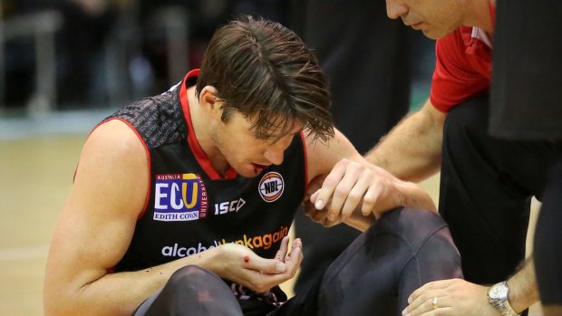 Damian Martin is expected to miss six to eight weeks of basketball due to a broken jaw.