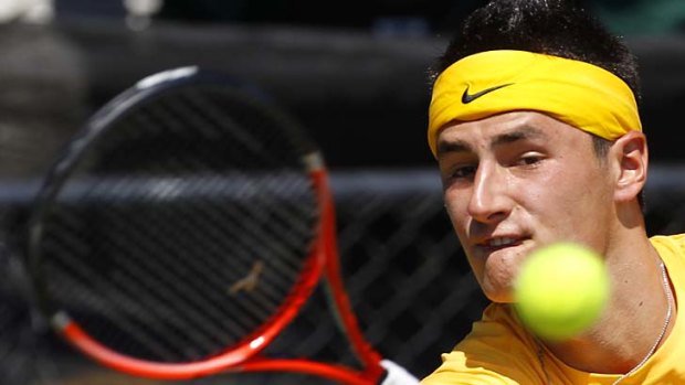 Bernard Tomic was able to pinch a set from Roger Federer, but the result always seemed assured.