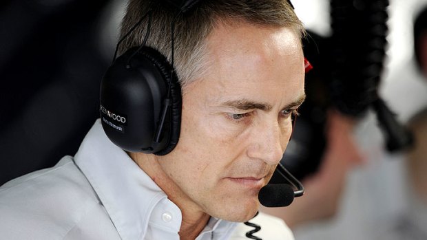 McLaren team chief Martin Whitmarsh.