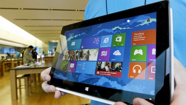 Too slow: Microsoft's new Surface tablet.