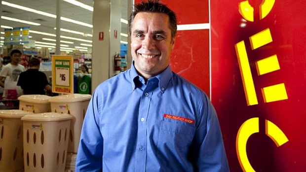 Walking away: The Reject Shop CEO Chris Bryce.