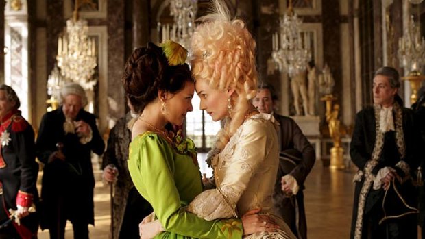 Gilded cage: Diane Kruger as Marie Antoinette (right) and Virginie Ledoyen as the duchess.