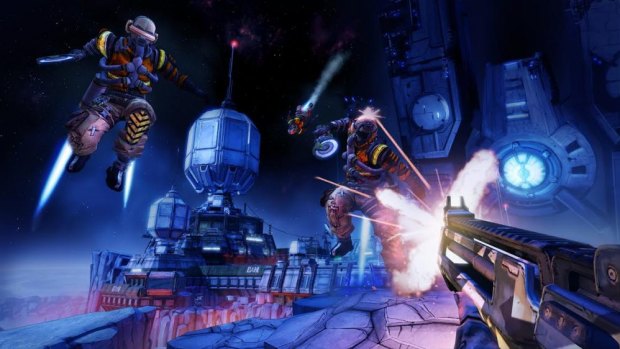 Lasers and low gravity are obvious implications of taking the story to the moon for the creators of <i>Borderlands: The Pre-Sequel</i>.