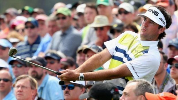 Crowd favourite: Bubba Watson's five birdies in a row pleased the American crowd.
