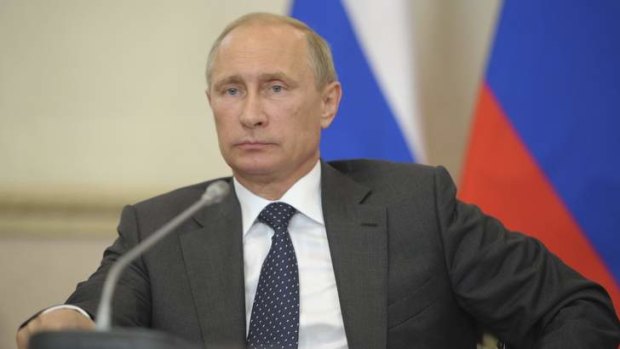 Retaliatory sanctions: Russian President Vladimir Putin.