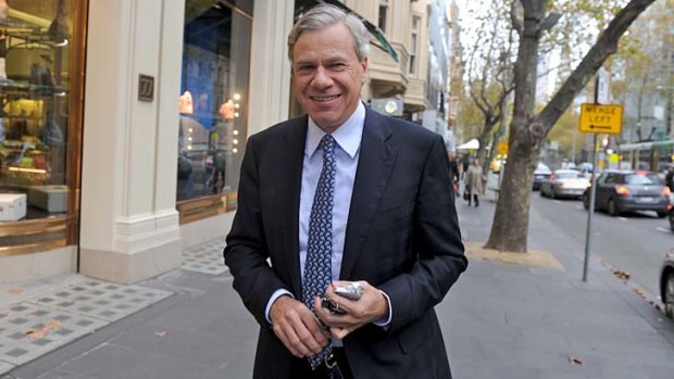 Under fire ... Michael Kroger.