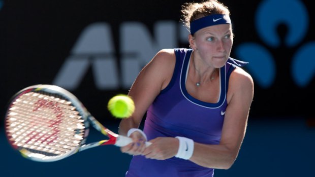 Within arm's reach: Petra Kvitova is in encouraging early season shape.