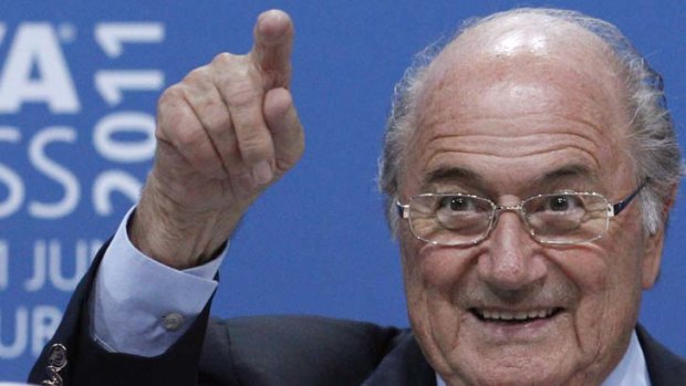 I am your leader ... Sepp Blatter.