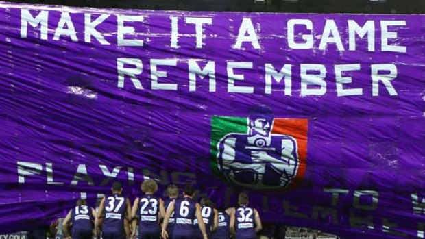 Fremantle failed to honour its banner during Friday's heavy loss.