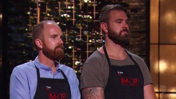 Tim and Kyle suffered a massive fall from grace on MKR.