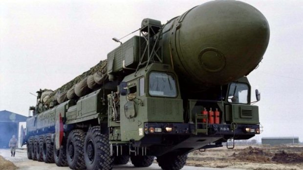 Russia has test-fired a Topol nuclear-capable missile.