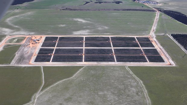 The 10-megawatt solar farm near Geraldton, is 10 times bigger than the next biggest farm of its kind.