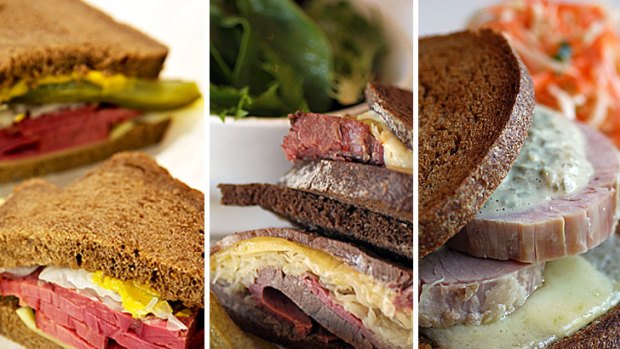Confused history ... the Reuben sandwich.