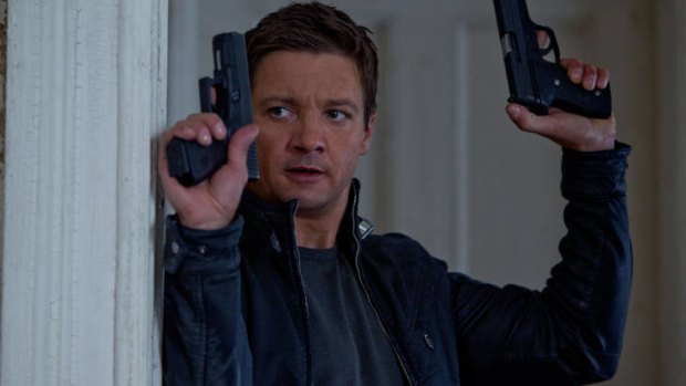 Jeremy Renner plays Aaron Cross in <i>The Bourne Legacy</I>, taking over from Matt Damon as Jason Bourne.