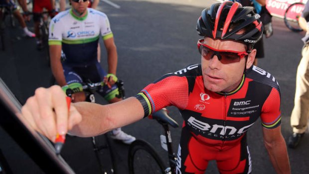 Giro d'Italia contender: Cadel Evans.