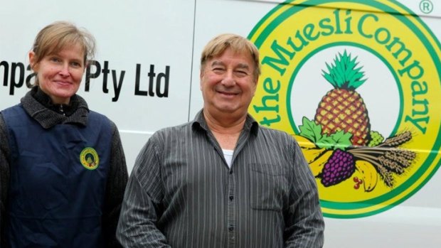Peter Pavlis (right) has been charged with the murder of Jennifer Borchardt, his co-director at The Muesli Company. 