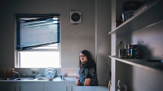Canberra resident Adam Owens is on the Newstart allowance but spends more than half of his income on rent, and is struggling to pay the bills and find work.