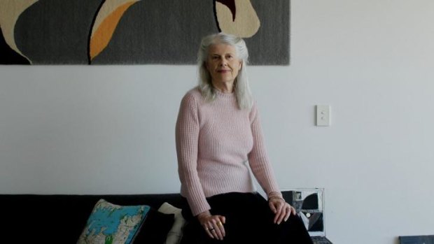 Qualified architect: Penelope Seidler in her apartment.