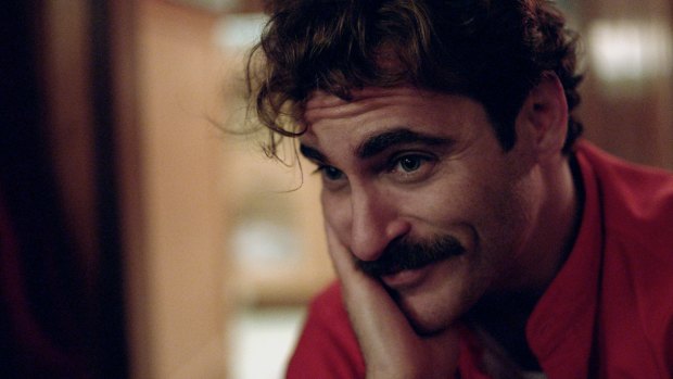 Joaquin Phoenix as Theodore in <i>Her</i> directed by Spike Jonze. 

