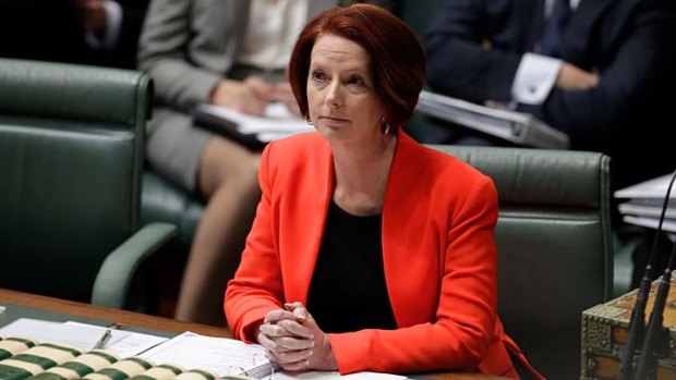 Calling for an end "to the stale old battles" ... Prime Minister Julia Gillard.