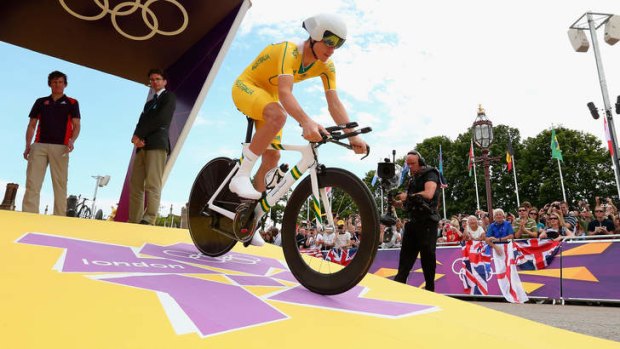 Defiant: Michael Rogers, seen here at the 2012 London Olympic Games, has vowed to defend himself after testing positive to the banned drug clenbuterol.