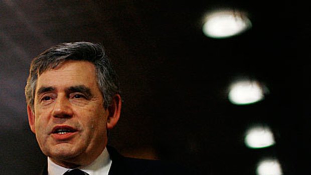 Leading the poll ... Gordon Brown.