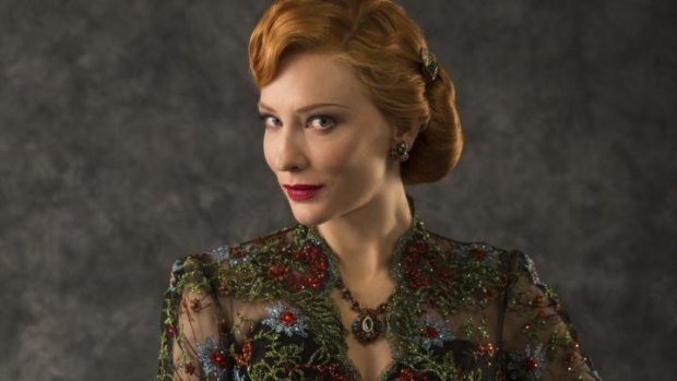 Cate Blanchett as the wicked stepmother in <i>Cinderella</i>.