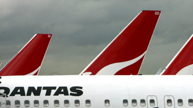 A Qantas flight was diverted to Frankfurt Airport in Germany because of a 'vibration in one of the engines'.