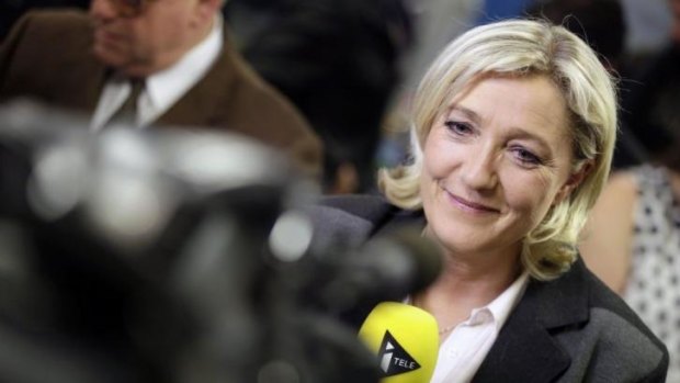 French far-right National Front leader Marine Le Pen.