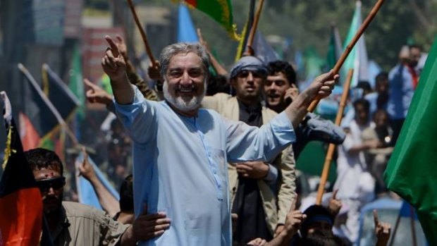Afghan presidential candidate Abdullah Abdullah last week led thousands of demonstrators through Kabul, upping the stakes in his protest against alleged election fraud that has triggered a political crisis. 